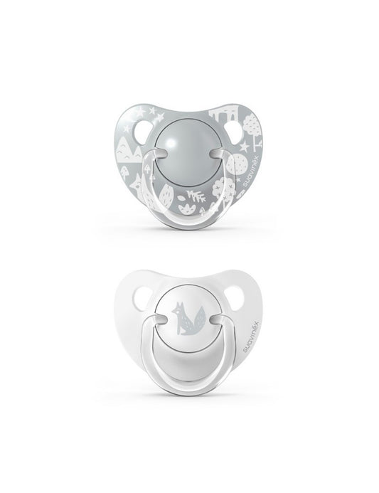 SUAVINEX SUCCHIETTI FOX ANATOMICI LATTICE 0-6MESI 2PZ