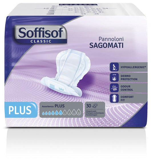 SOFFISOF PANNOLONE SAGOMATO CLASSIC PLUS 30PZ
