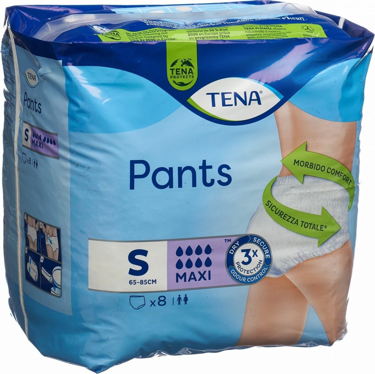 TENA PANTS MAXI S PZ.8
