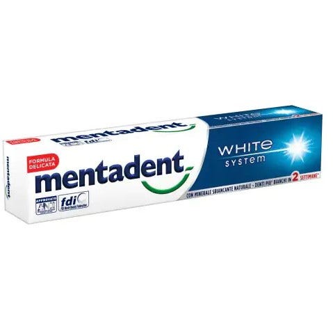 MENTADENT WHITE SYSTEM DENTIFRICIO 75ML
