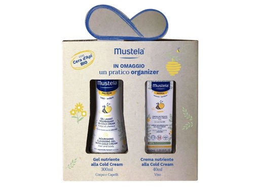 MUSTELA COFANETTO ORGANIZER GEL LAVANTE E CREMA NUTRIENTE