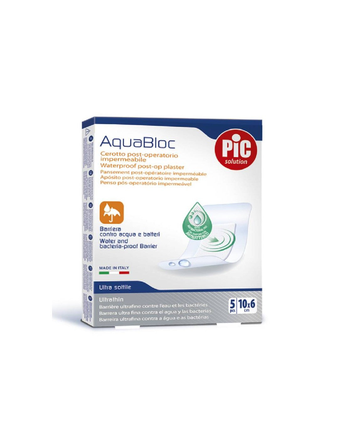 PIC CEROTTO AQUABLOC 10x6 PZ.5