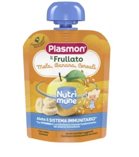 PLASMON IL FRULLATO MELA BANANA CEREALI 85GR