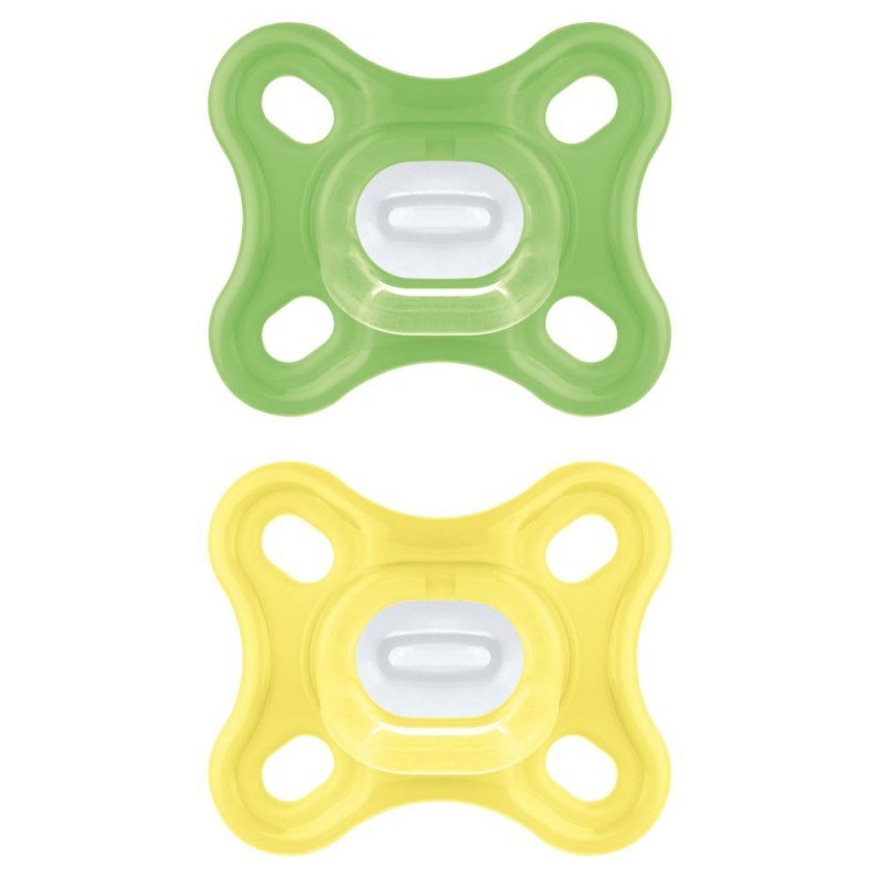MAM SUCCHIETTO COMFORT 0-2M SILICONE NEUTRO 2PZ