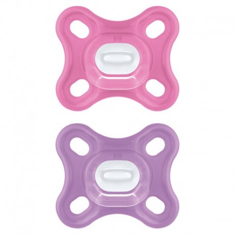 MAM SUCCHIETTO COMFORT 2-6M SILICONE FEMMINA 2PZ
