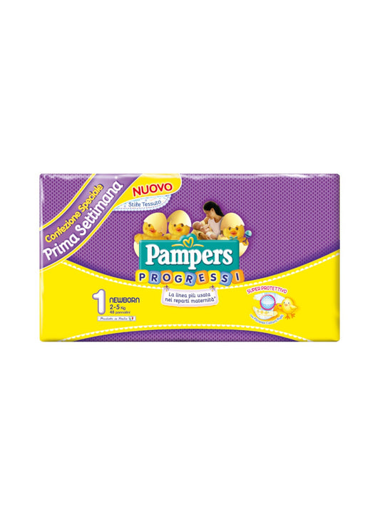 PAMPERS PROGRESSI DOPPIO 1 NEWBORN 2-5 KG PZ.48