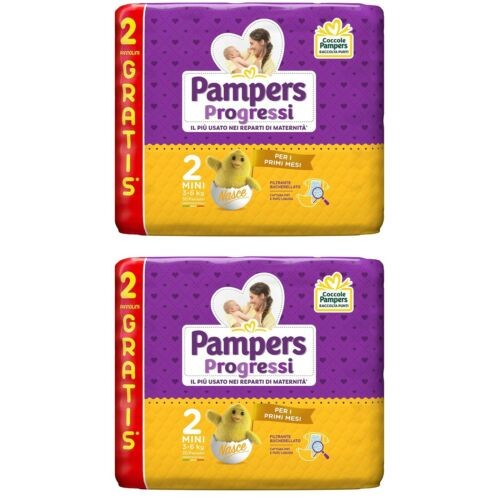 PAMPERS PROGRESSI DOPPIO 2 MINI 3-6 KG PZ.60