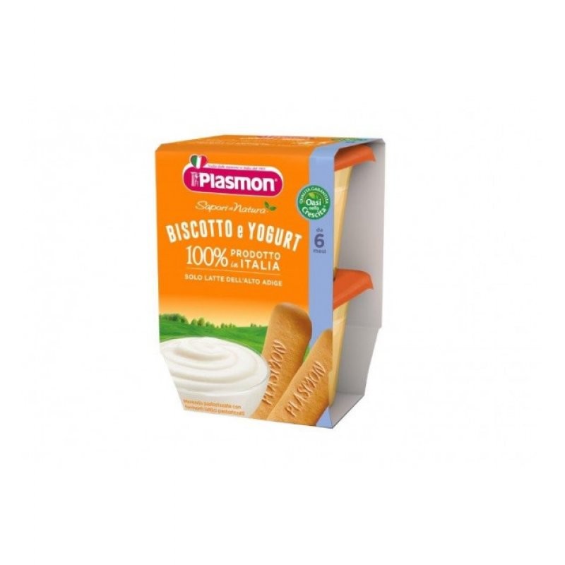 PLASMON MERENDA YOGURT BISCOTTO 2PZ 120GR