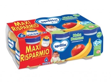 MELLIN MELA BANANA 6PZ 100GR OMOGENEIZZATO