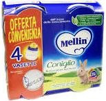 MELLIN CONIGLIO 4PZ 80GR OMOGENEIZZATO