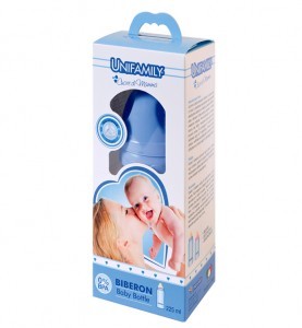 UNIFAMILY BIBERON BOY 225ML SILICONE