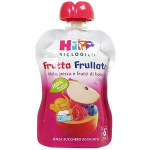 HIPP FRUTTA FRULLATA MELA PESCA E FRUTTI DI BOSCO 90GR