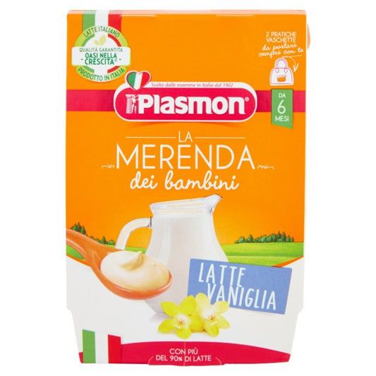 PLASMON MERENDA LATTE VANIGLIA 2PZ 120GR
