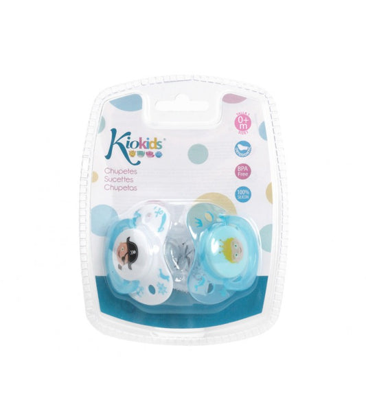 KIOKIDS SUCCHIETTI BLU 2PZ 0M+
