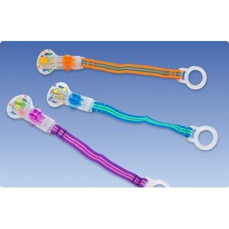 NUBY NASTRO APPENDISUCCHIETTO C/ANELLO IN SILICONE